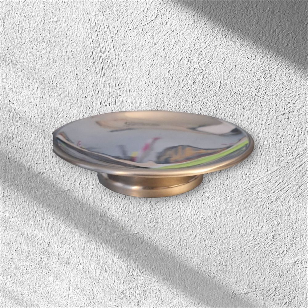 PARADIGM TRENDS Stainless Steel Small Round Tray Made In INDIA